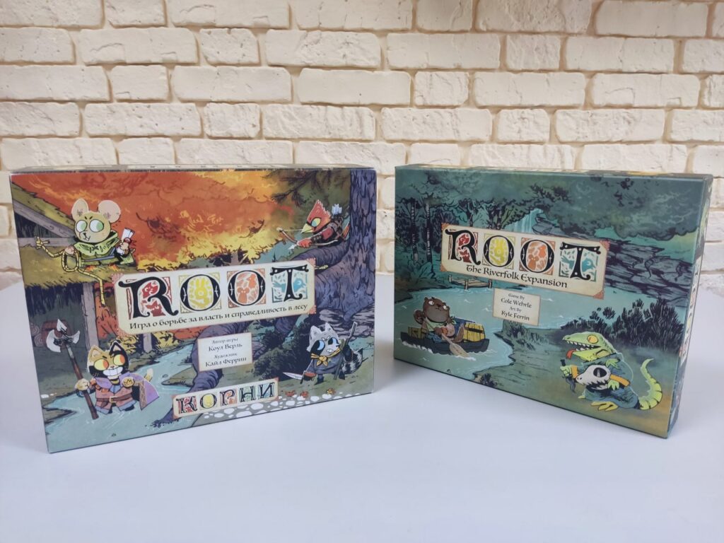 "ROOT. гра про лісовий лад і безлад. + DLC "Root The Riverfolk Expantion"